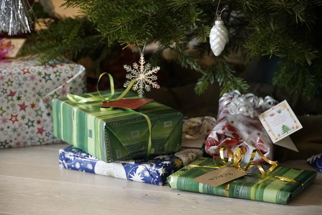 presents under the tree